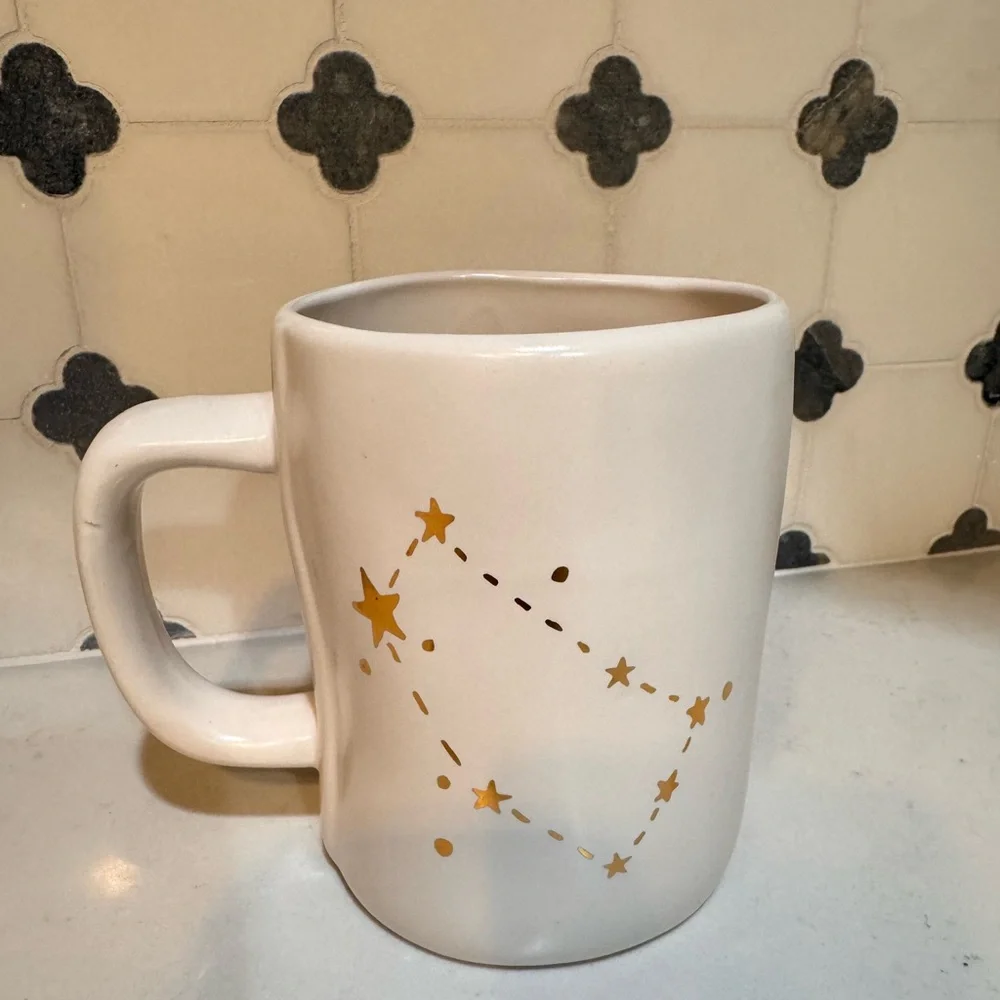 Rae Dunn Gemini White Ceramic Mug - Picture 2 of 4